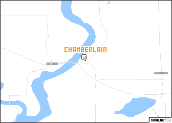 map of Chamberlain
