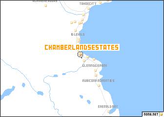 map of Chamberlands Estates