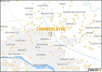 map of Chamberlayne