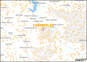 map of Chamberlea