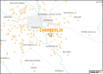 map of Chamberlin