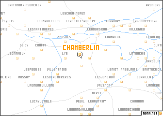 map of Chamberlin
