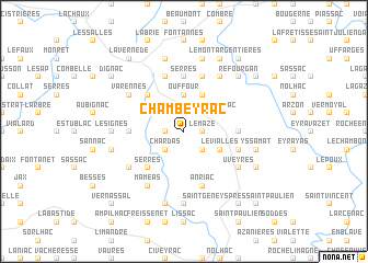 map of Chambeyrac