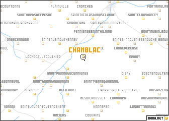 map of Chamblac