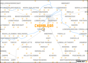 map of Chambléan