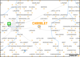 map of Chamblet