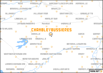 map of Chambley-Bussières