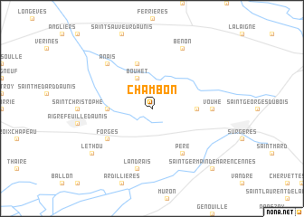 map of Chambon