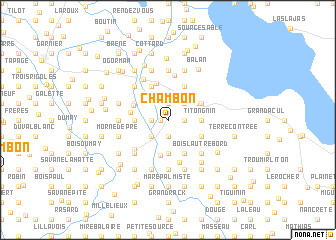 map of Chambon