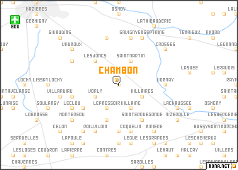 map of Chambon