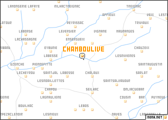 map of Chamboulive