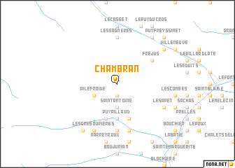 map of Chambran