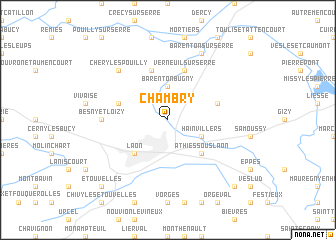 map of Chambry