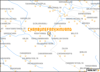 map of Cham Būr-e Farkhīnvand