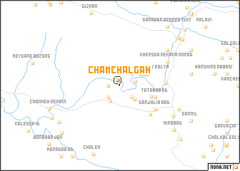 map of Cham Chālgah