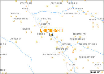 map of Cham Dashtī