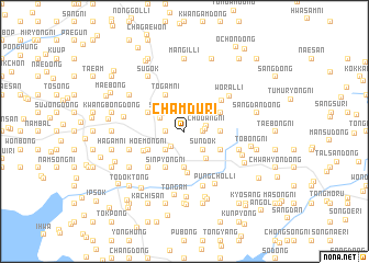 map of Chamdu-ri