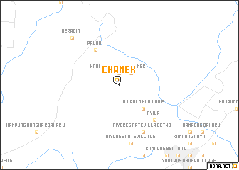 map of Chamek