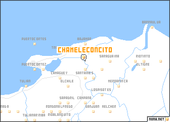 map of Chameleconcito