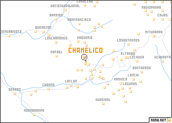 map of Chamelico