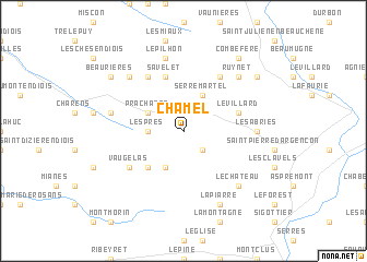 map of Chamel
