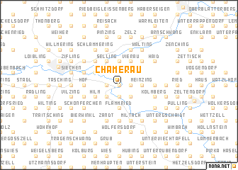 map of Chamerau