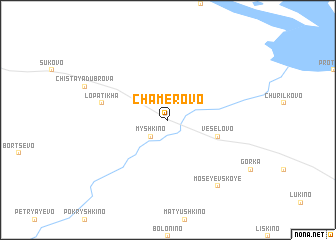 map of Chamerovo