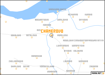 map of Chamerovo