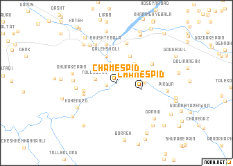 map of Cham Espīd
