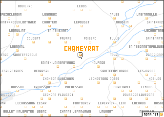 map of Chameyrat