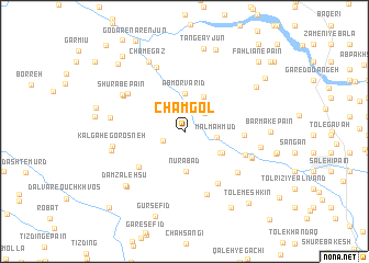 map of Cham Gol