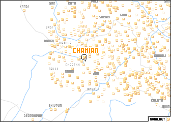map of Chamiān
