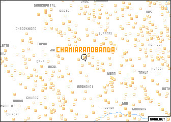 map of Chamiārāno Bānda