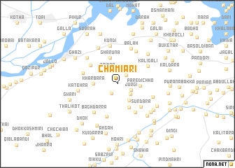 map of Chamiāri