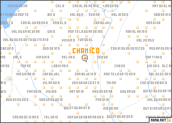 map of Chamiço
