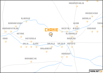 map of Chamié