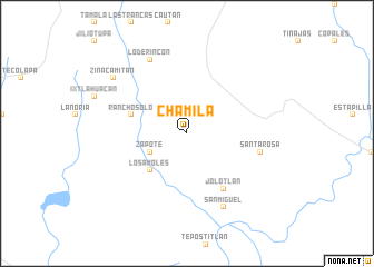 map of Chamila