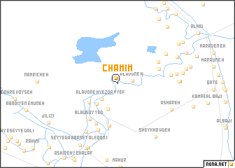 map of Chamīm