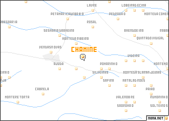 map of Chaminé