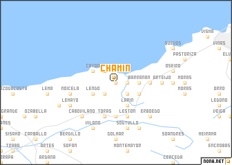 map of Chamín