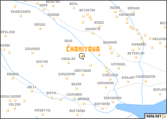 map of Chamiyāwā
