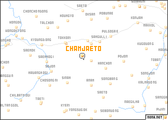 map of Chamjaet\