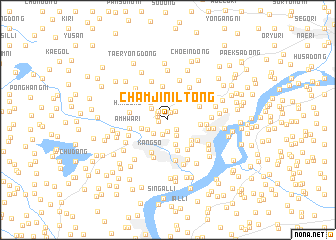 map of Chamjinil-tong