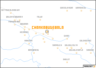 map of Cham Kabūd-e Bālā