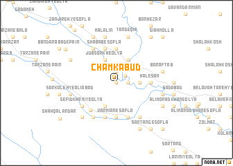 map of Cham Kabūd