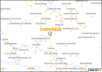 map of Cham Kabūd