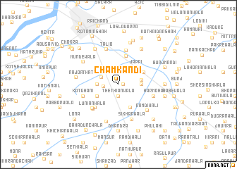 map of Cham Kandi