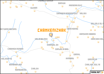 map of Cham Kenīzhak