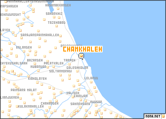 map of Chamkhāleh