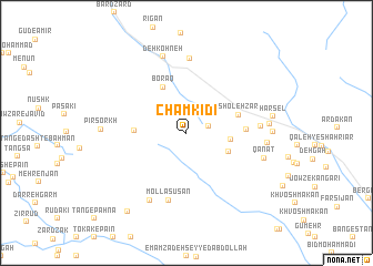 map of Cham Kīdī